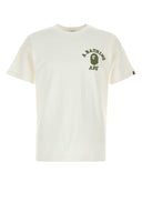 Camiseta de algodón blanca de Bape