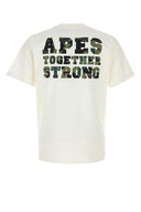 Camiseta de algodón blanca de Bape