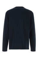 Jil Sander Camiseta de algodón azul medianoche