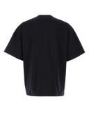 Jil Sander Mitternachtsblaues Oversize-T-Shirt aus Baumwolle