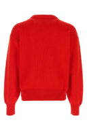 Jil Sander Red Cotton Sweater