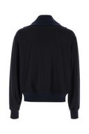 Jil Sander Midnight Blue Wool Cardigan