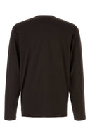 Jil Sander Chocolate Stretch Polyester T Shirt