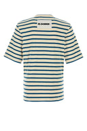 Jil Sander Embroidered Cotton T Shirt