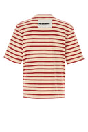 Jil Sander Embroidered Cotton T Shirt