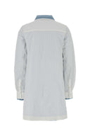 Loewe White Cotton Blend Shirt Dress