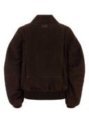 Veste en daim chocolat Loewe