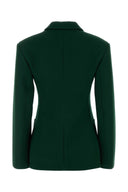 Loewe Dark Green Wool Blend Blazer