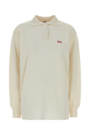Loewe Ivory Stretch Cashmere Blend Polo Shirt