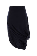 Loewe Dark Blue Wool Blend Skirt