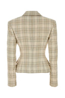 Magda Butrym Embroidered Cotton Blazer