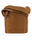 Magda Butrym Camel Leather Mini Skirt