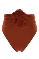 Magda Butrym Brick Stretch Nylon Bikini Bottom