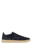 Hogan Navy Blue Suede Sneakers
