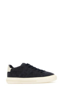 Hogan Dark Blue Suede Sneakers