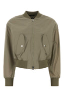 Tatras Sage Green Nylon Ottamota Bomber Jacket