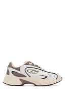 Coach New York Two Tone Mesh And Leather Sneakers