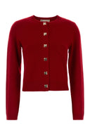 Tory Burch Red Cashmere Cardigan