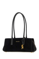 Michael By Michael Kors Black Suede Shoulder Bag