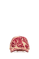 Dsquared Printed Denim Rebel Hibiscus Baseball Cap
