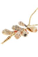 Dsquared Gold Metal 2 D Necklace