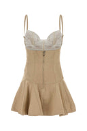 Dsquared Sand Denim Mini Dress