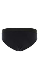 Dsquared Black Stretch Nylon Swimming Brief