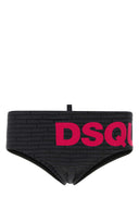 Dsquared Printed Stretch Nylon Swimming Brief