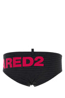 Dsquared Printed Stretch Nylon Swimming Brief