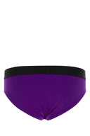 Dsquared Purple Stretch Nylon Swimming Brief