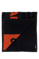 Dsquared Black Cotton Beach Towel