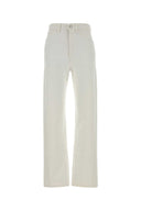 Jeans Lemaire in denim bianco