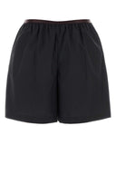Pantaloncini Lemaire in misto cotone nero