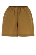 Pantaloncini Lemaire in popeline color cammello
