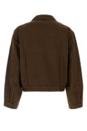 Lemaire bruin gabardine jasje