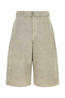 Bermuda in denim grigio Lemaire