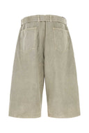Bermuda in denim grigio Lemaire