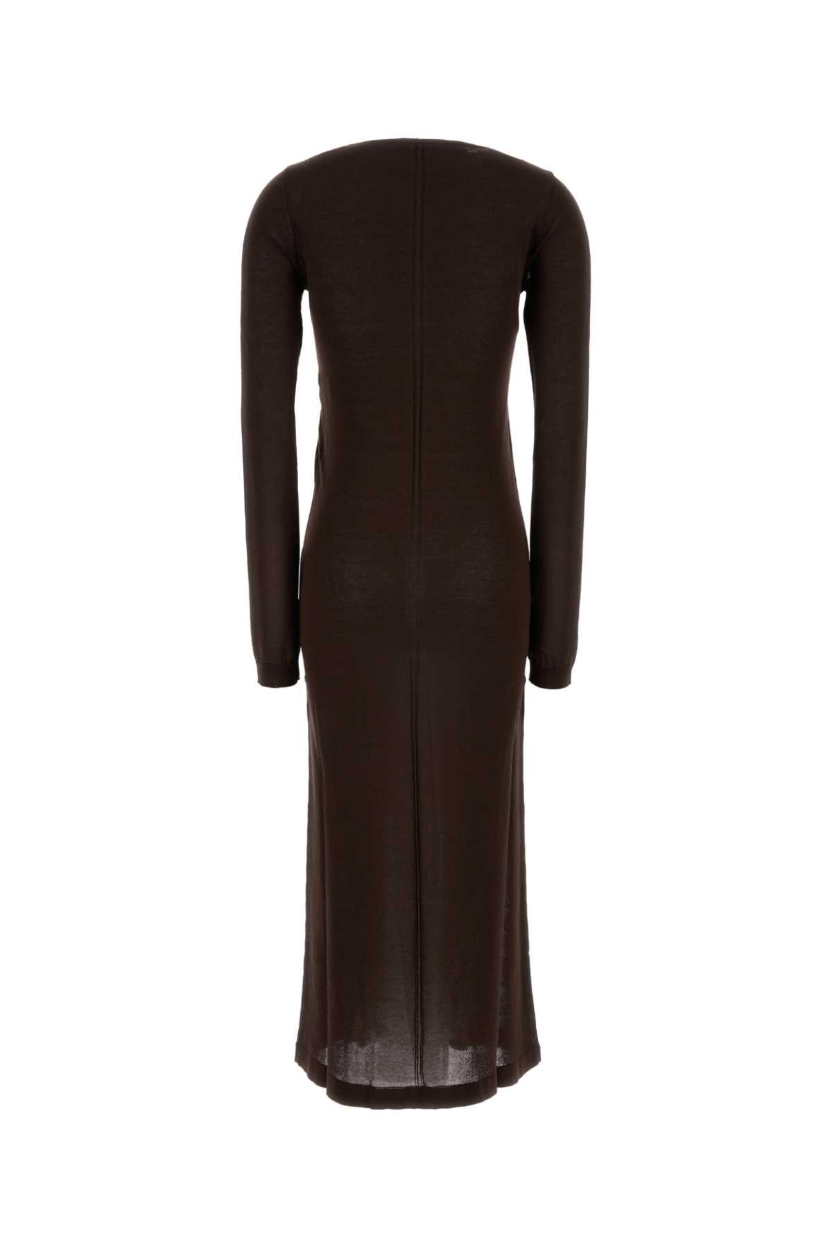 Lemaire Chocolate Knit Dress