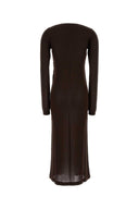 Lemaire Schokoladen-Strickkleid