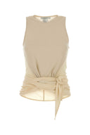 Top Lemaire in Viscosa Stretch Crema