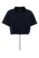 Moncler Navy Blue Piquet Polo Shirt