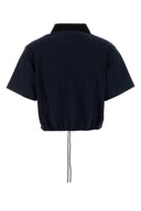 Moncler Navy Blue Piquet Polo Shirt