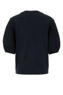 Moncler Navy Blue Cotton T Shirt