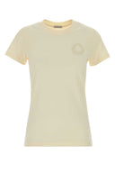 Moncler Cream Cotton T Shirt