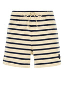 Moncler Embroidered Cotton Shorts
