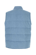 Moncler Light Blue Cotton Heceta Down Jacket