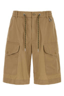 Moncler Biscuit Cotto Bermuda Shorts