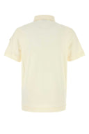 Moncler Cream Stretch Piquet Polo Shirt