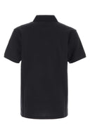 Moncler Black Piquet Polo Shirt