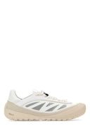 Moncler White Fabric And Leather Trailgrip Sneakers